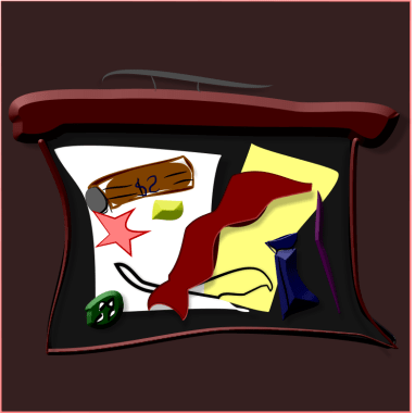 Found: Writing Prompt Junk drawer